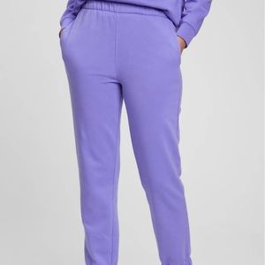 GAP L Vintage Soft High Rise Fleece Joggers In Alice Blue